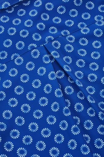 Picture of Bizcare Ladies Daisy Print Shirt Short Sleeve